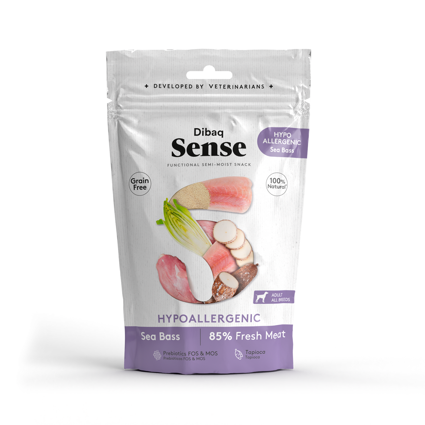 Sense Snack Perro Hipoalergenico Sabor Lubina 100g