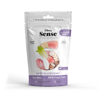 Sense Snack Perro Hipoalergenico Sabor Lubina 100g