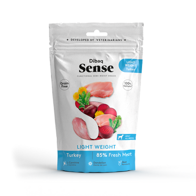 Sense Snack Perro Light Weight Sabor Pavo 100g