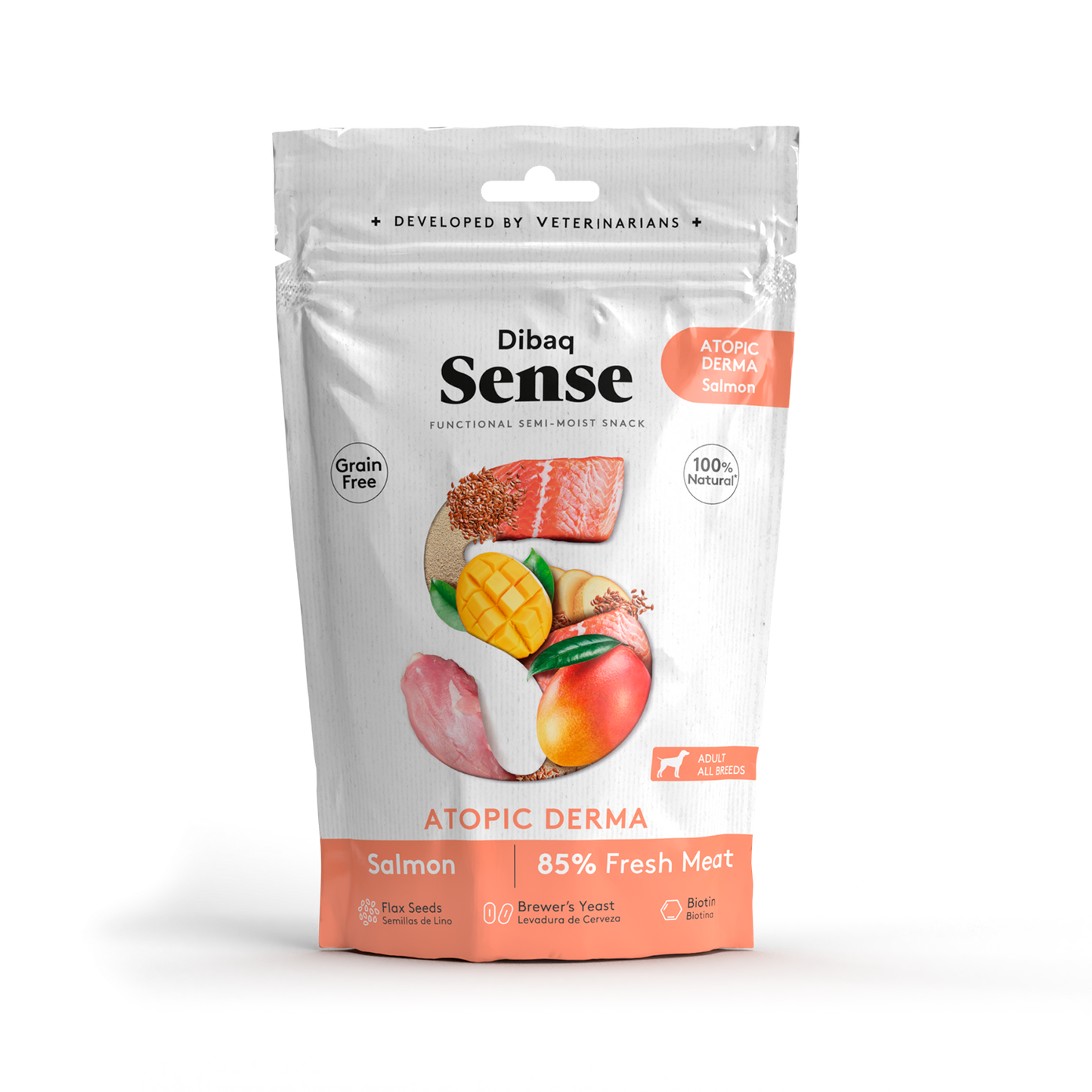 Sense Snack Perro Atopic Derma Sabor Salmon 100g
