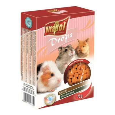 Vitapol Drops Snack Carrot 75g