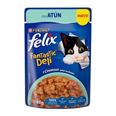 Purina Felix Fantastic Deli con Atún 85g