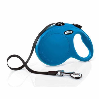 Flexi New Classic Cinta Correa Retractil Perros S Azul 5M