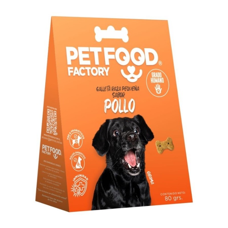 Petfood Galleta Huesito Perro Raza Pequeña Sabor Pollo 80g