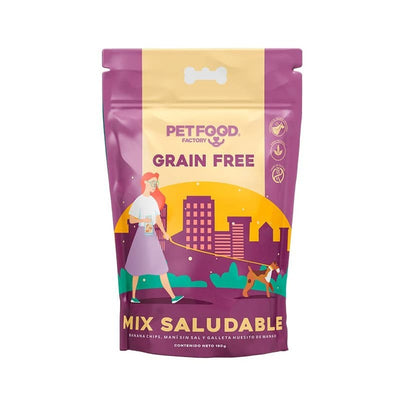 Petfood Galleta Mix Saludable Grain Free Perros 180g (PROCUCTO CON FECHA CORTA)