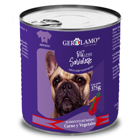 Gerolamo Lata Perro Adulto Carne 375g