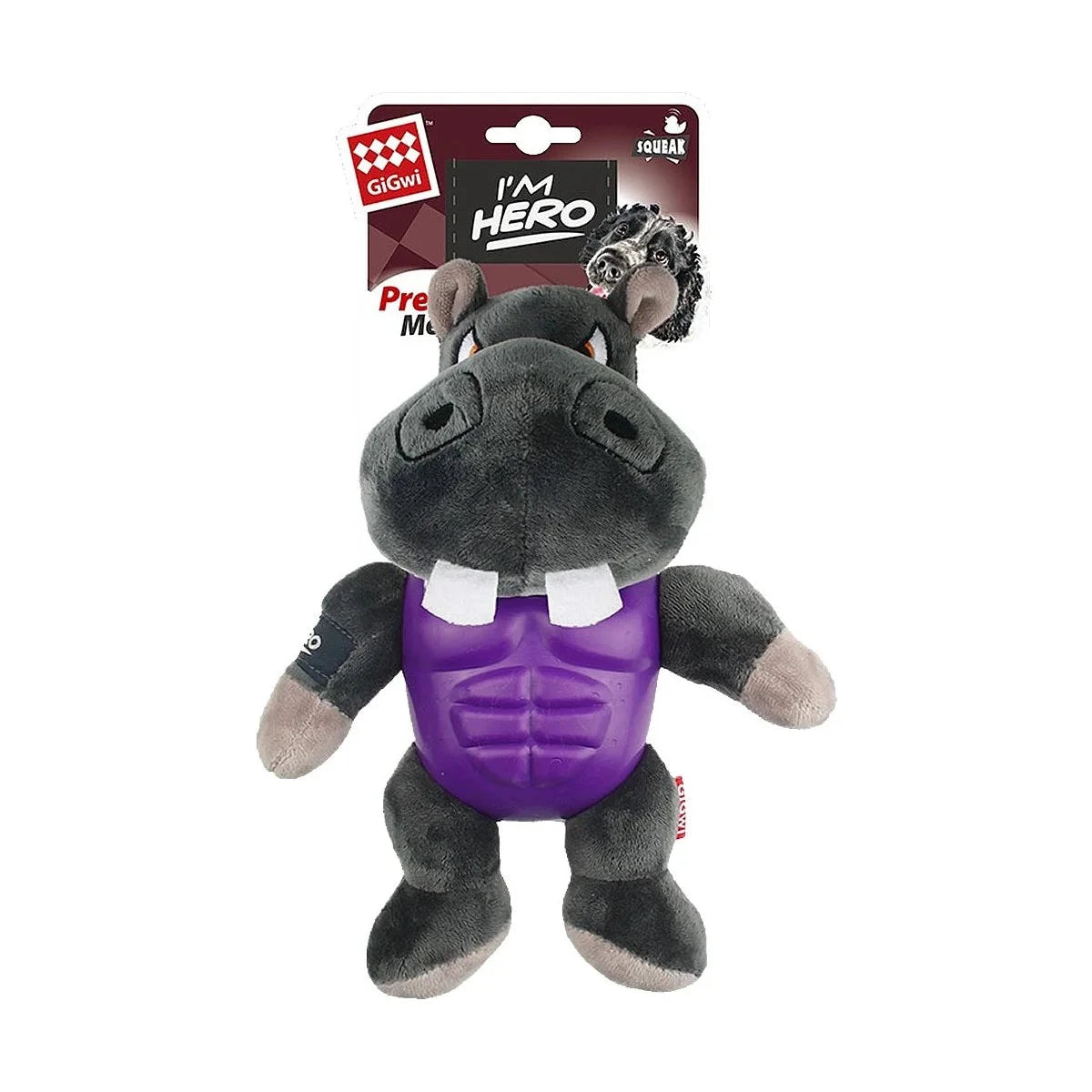 Gigwi I'm Hero Hipopotamo M con Sonido Perros