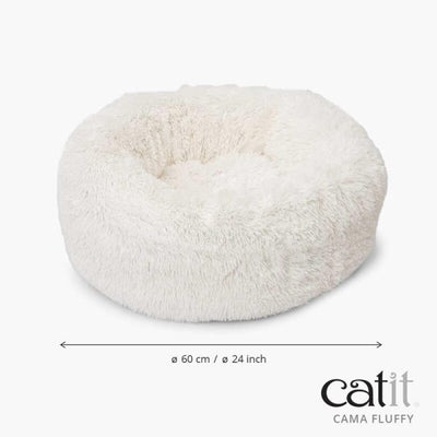 Catit Cama Fluffy Gris Gatos