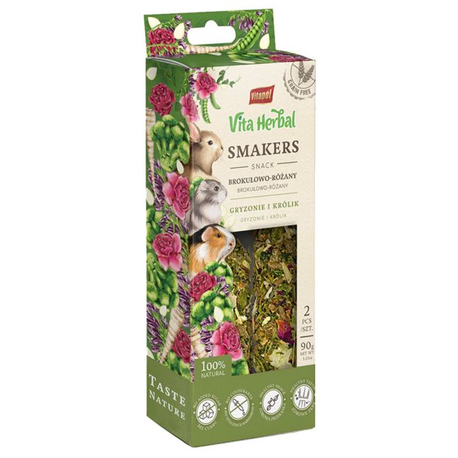Vitapol Vita Herbal Smakers Snack Brocoli Rosa 2pcs 90g