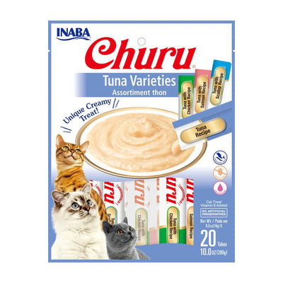 Inaba Churu Gatos Atun Variedades 20 Tubos