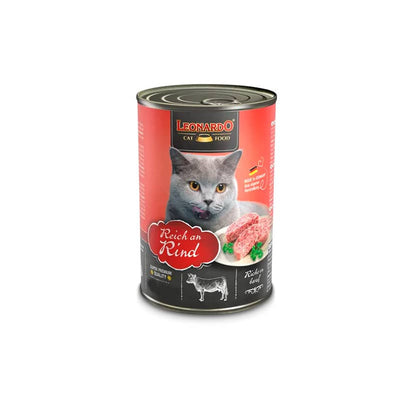 Leonardo Quality Selection Ternera Lata Gatos