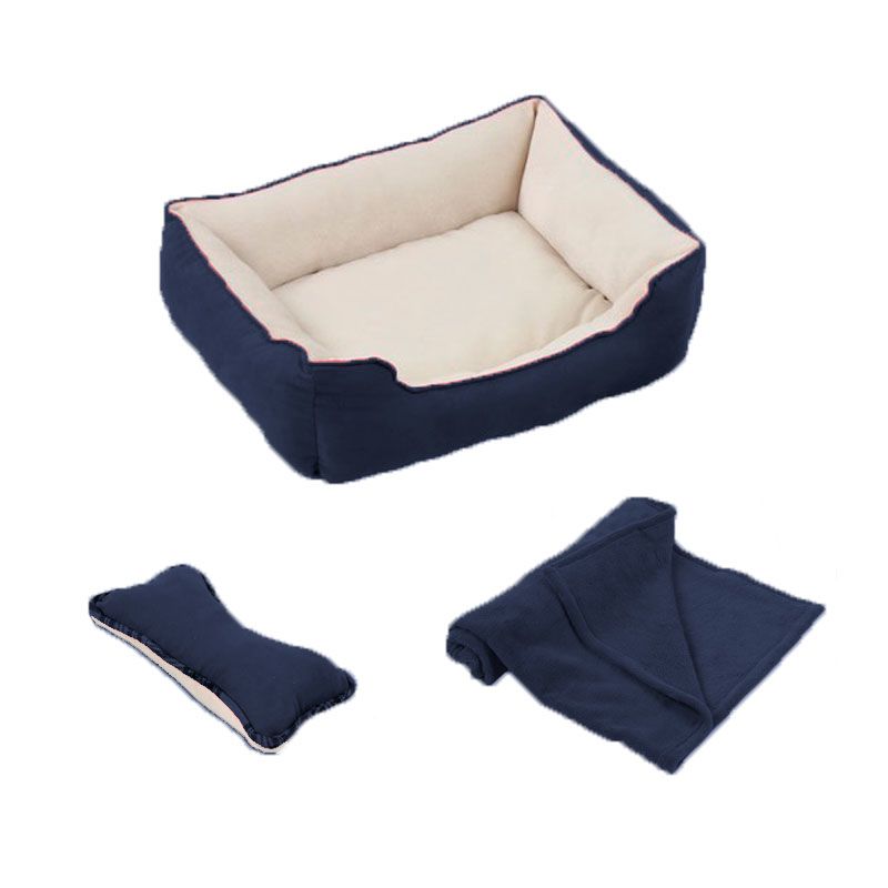 Pawise 3 en 1 Cama/Manta/Cojin Verde