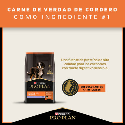 Pro Plan Sensitive Skin Cordero Perro Cachorro Todas Las Razas 3K