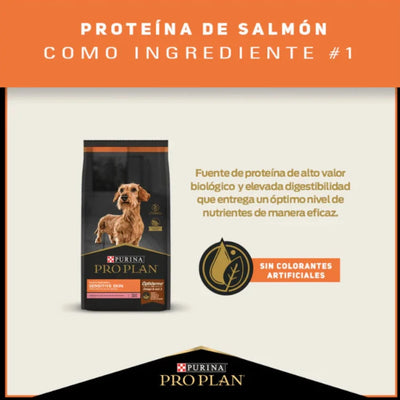 Pro Plan Sensitive Skin Salmon Razas Pequeños 3K