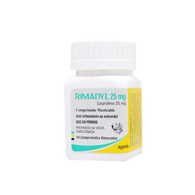 Zoetis Rimadyl 25mg Perros 14 Tabletas