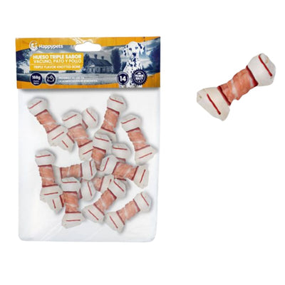 Happypets Huesos Triple Sabor Perros 30UN