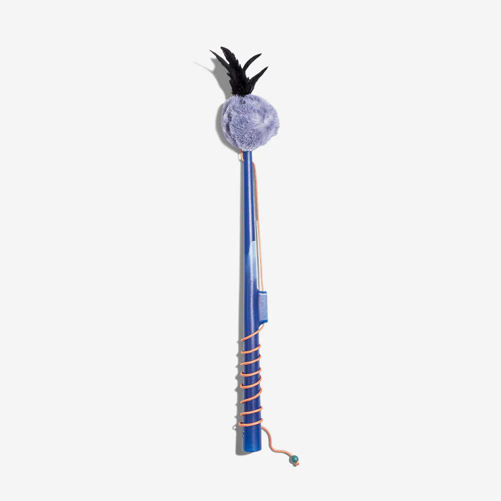 Zee Cat Varita Gato Pompon Azul