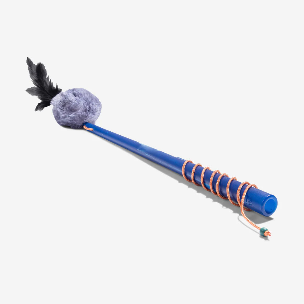 Zee Cat Varita Gato Pompon Azul