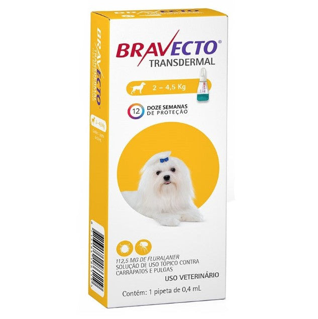 Bravecto Perros 2 Kg a 4.5 Kg