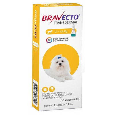 Bravecto Perros 2 Kg a 4.5 Kg