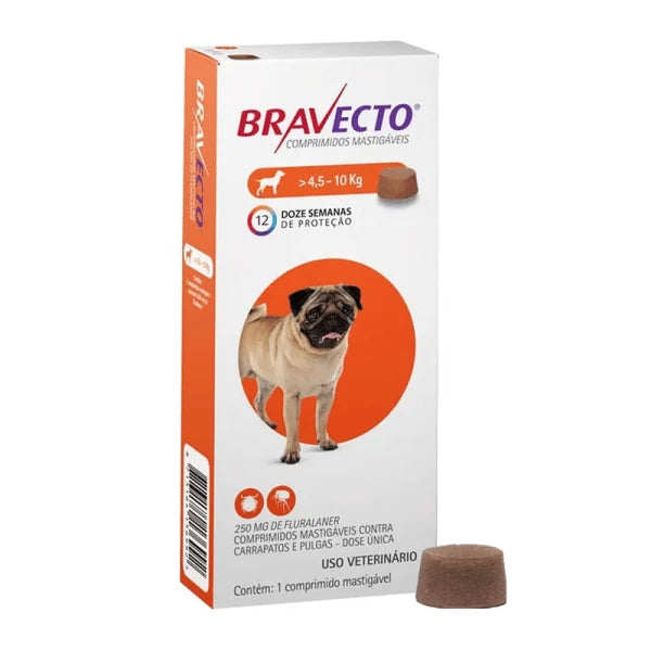 Bravecto Perros – 4,5 Kg A 10 Kg