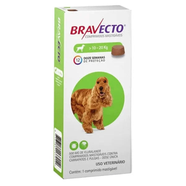Bravecto Perros 10 Kg a 20 Kg