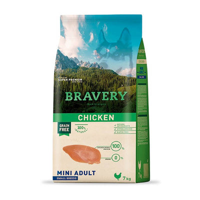Bravery Chicken Perros Adultos Pequeños y Mini
