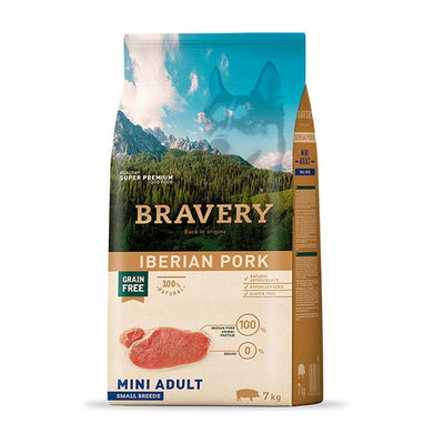 Bravery Iberian Pork Perros Adultos Pequeños y Mini