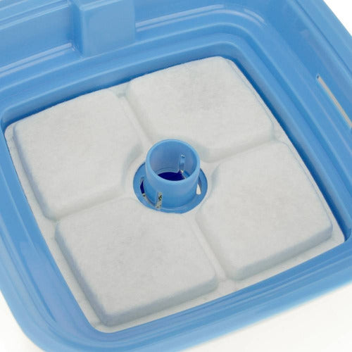 Bebedero Fuente de Agua Gatos Cuadrada 2.5 Lts