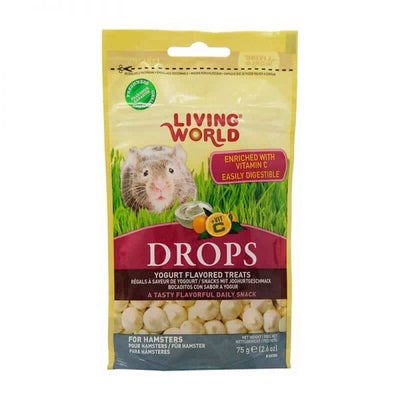 Living World Drops Yogurt para Hamster 75g