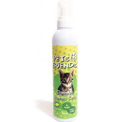 Pets and Friends Shampoo espuma seca Gatos 300cc
