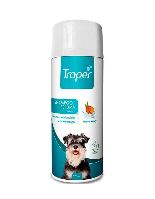 Traper® Shampoo Espuma Seca Perros 170ml