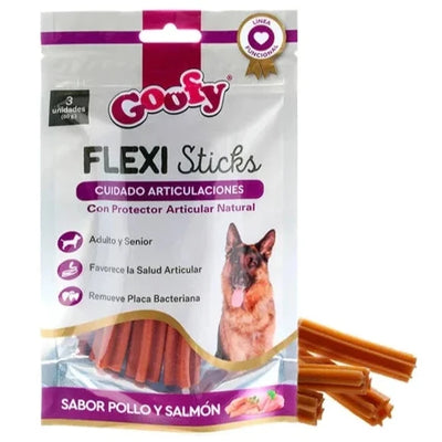 Goofy Flexi Sticks Pollo y Salmón Perros 60g