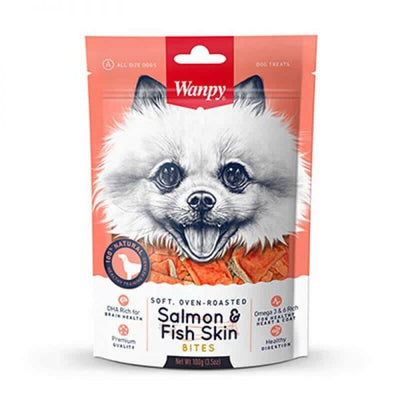 Wanpy Snack Perro Bites Salmón Y Escamas