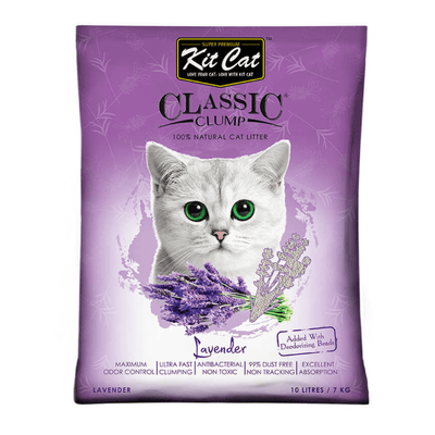 Kit Cat Arena Sanitaria Classic Clump Lavanda 7K