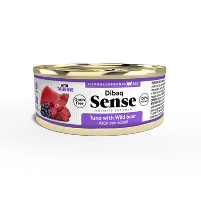 Dibaq Sense Gatos Lata Atún y Jabalí 70gr