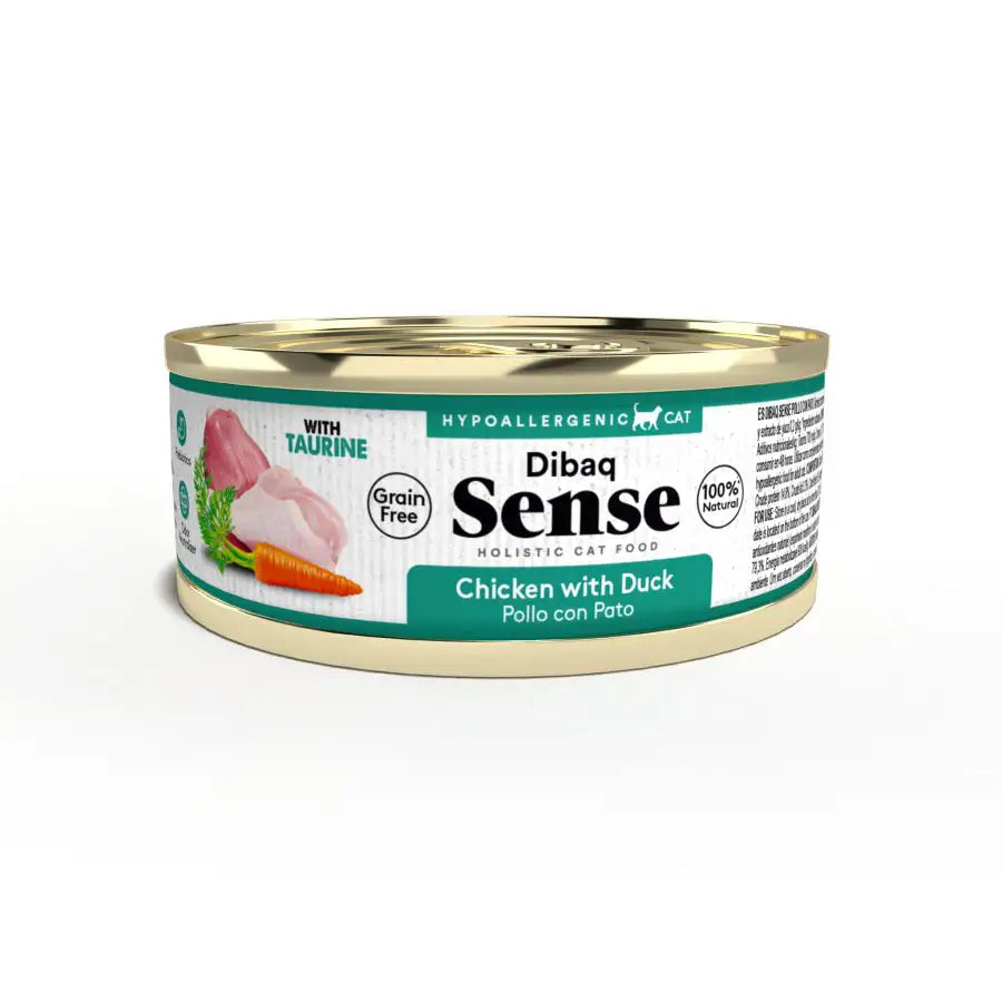 Dibaq Sense Gatos Lata Pollo y Pato 70gr