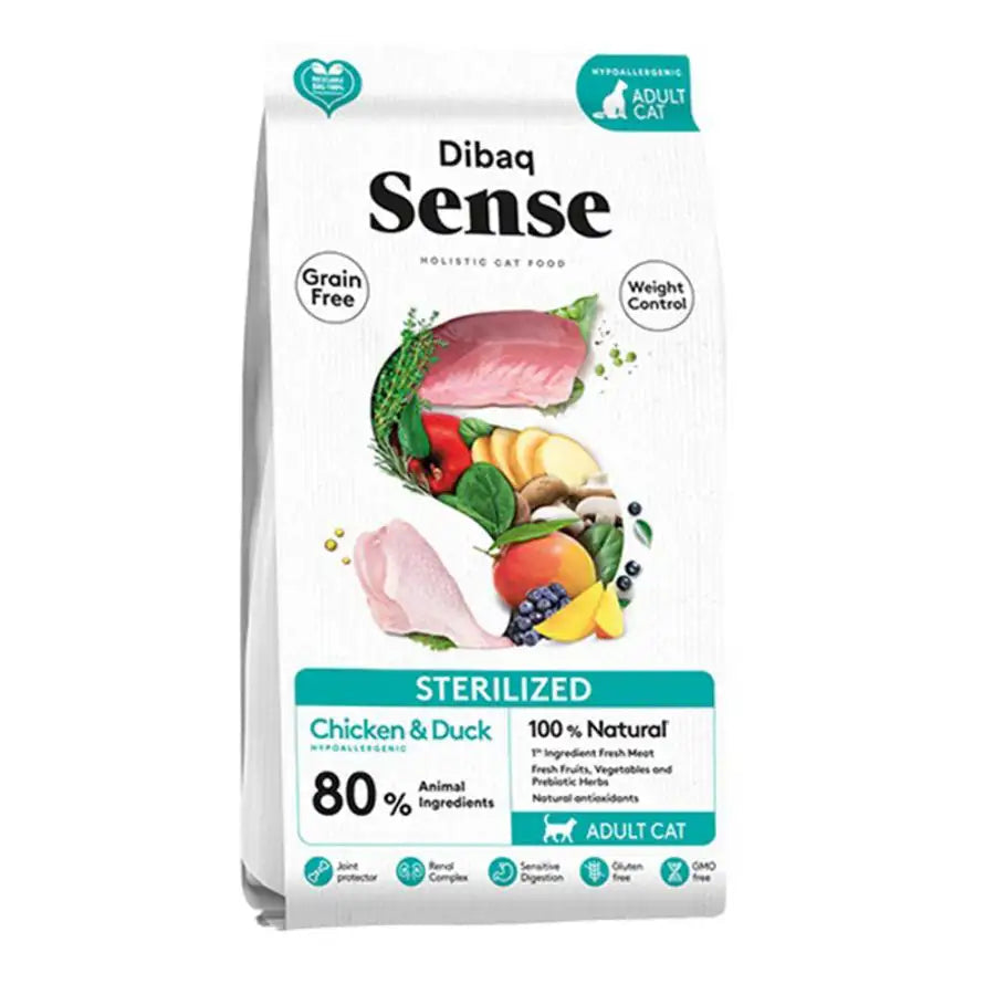 Dibaq Sense Gatos Esterilizados Pollo y Pato