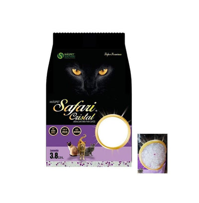 Safari Cristal Arena Sanitaria Gatos 3.8L