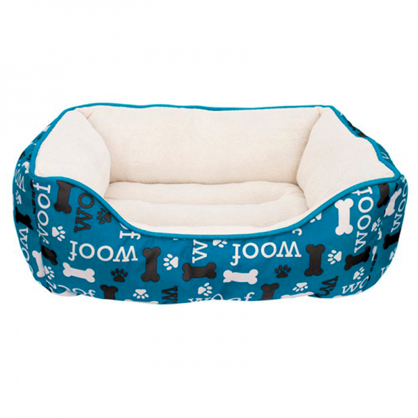 DOG IT Dreamwell Cama Rectangular Woof Azul