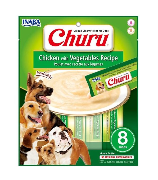 Inaba Churu™ Pollo con Vegetales Perros