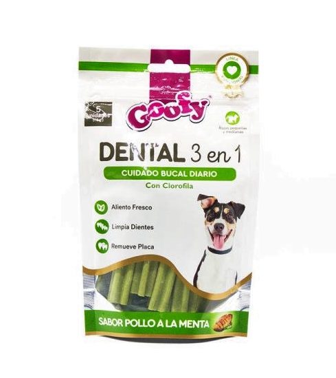 Goofy Dental 3 en 1 Pollo a la menta