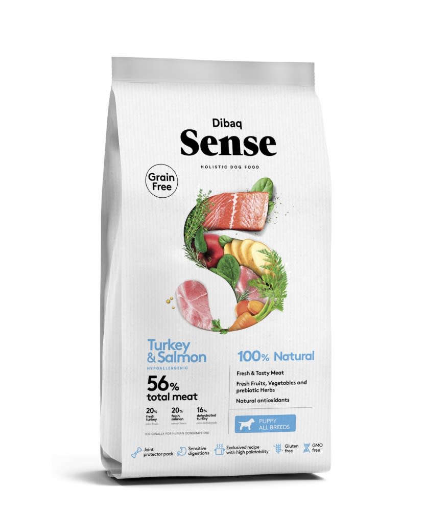 Dibaq Sense Cachorros Pavo y Salmon