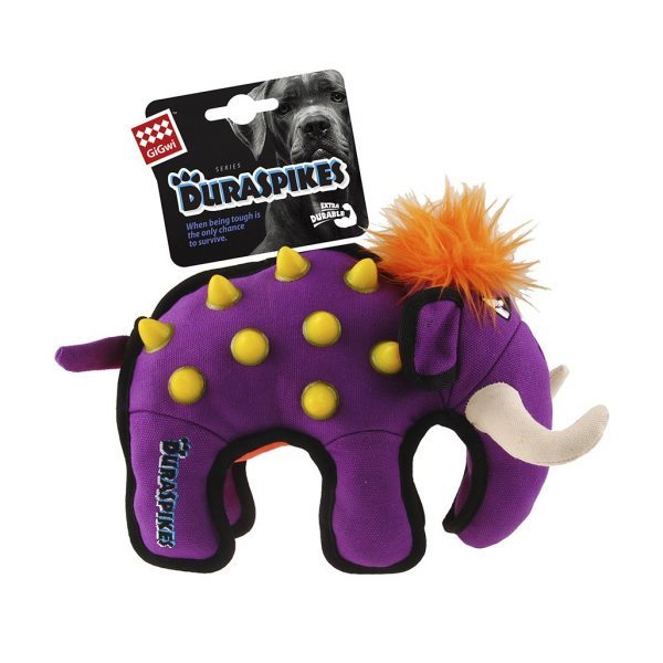 GiGwi Duraspikes Elefante Morado Perros