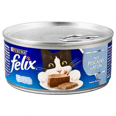 Felix Lata Paté Gatos Pescado y Atún 156g