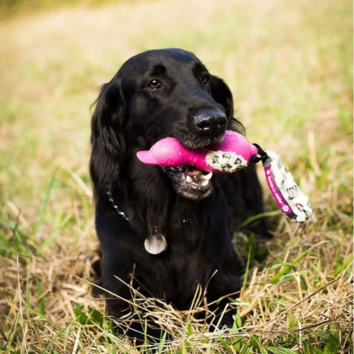 GiGwi Pato Fucsia Cola de Felpa