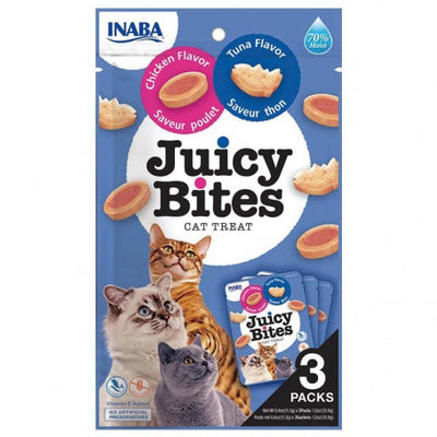 Inaba Juicy Bites atún y pollo