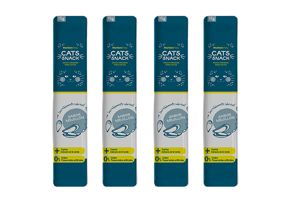 Cats Snack Tubito Cremoso Mejillon Gatos