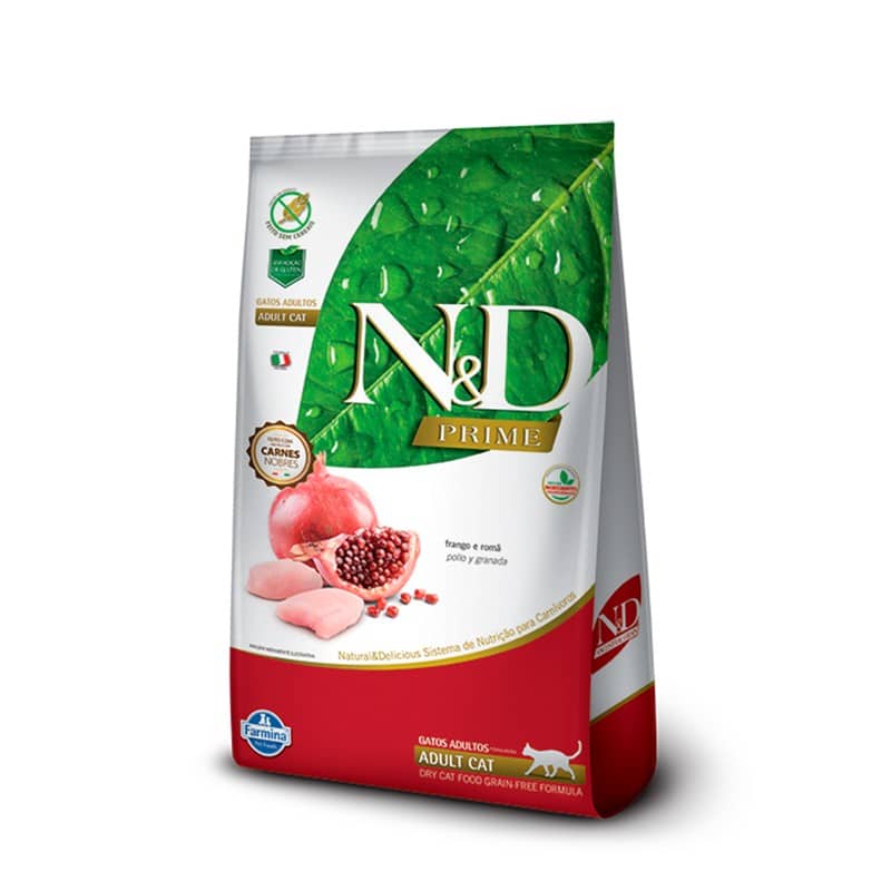 N&D Prime Gato Adulto Pollo y Granada