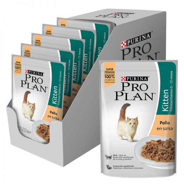 PURINA® PRO PLAN® Pouch Kitten Wet Pollo 85g